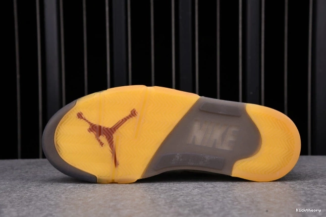 Kick Theory DH8565-100 Jordan Retro 5 Sail OFF-WHITE 0715